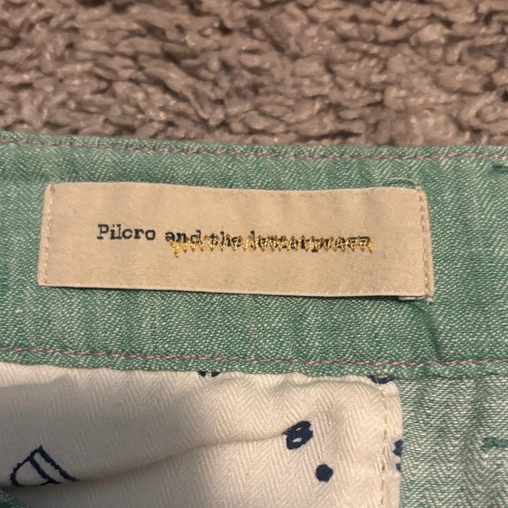 Pilcro And The Letter Press Anthropologie Light Green Wide-Leg Trousers - Picture 2 of 6